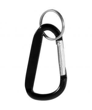 Porte-clés mousqueton en aluminium personnalisé Timor Porte-clés publicitaire
