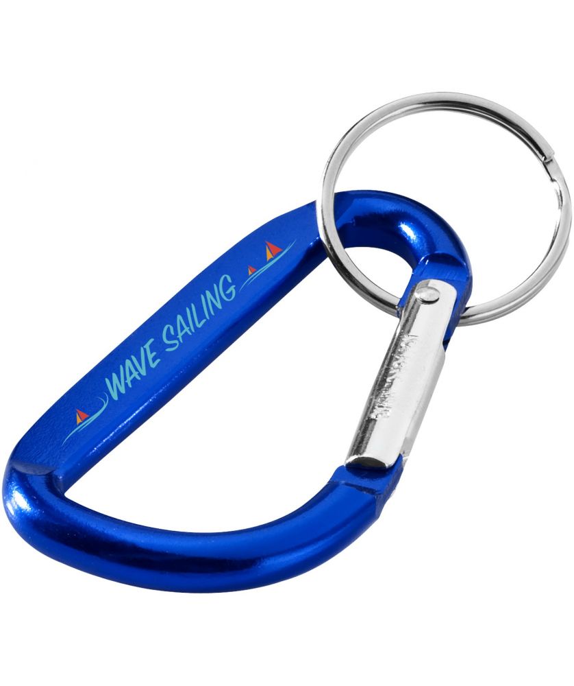 Porte-clés mousqueton en aluminium personnalisé Timor