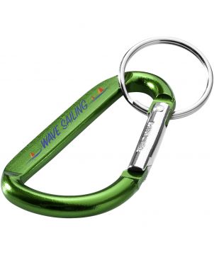 Porte-clés mousqueton en aluminium personnalisé Timor