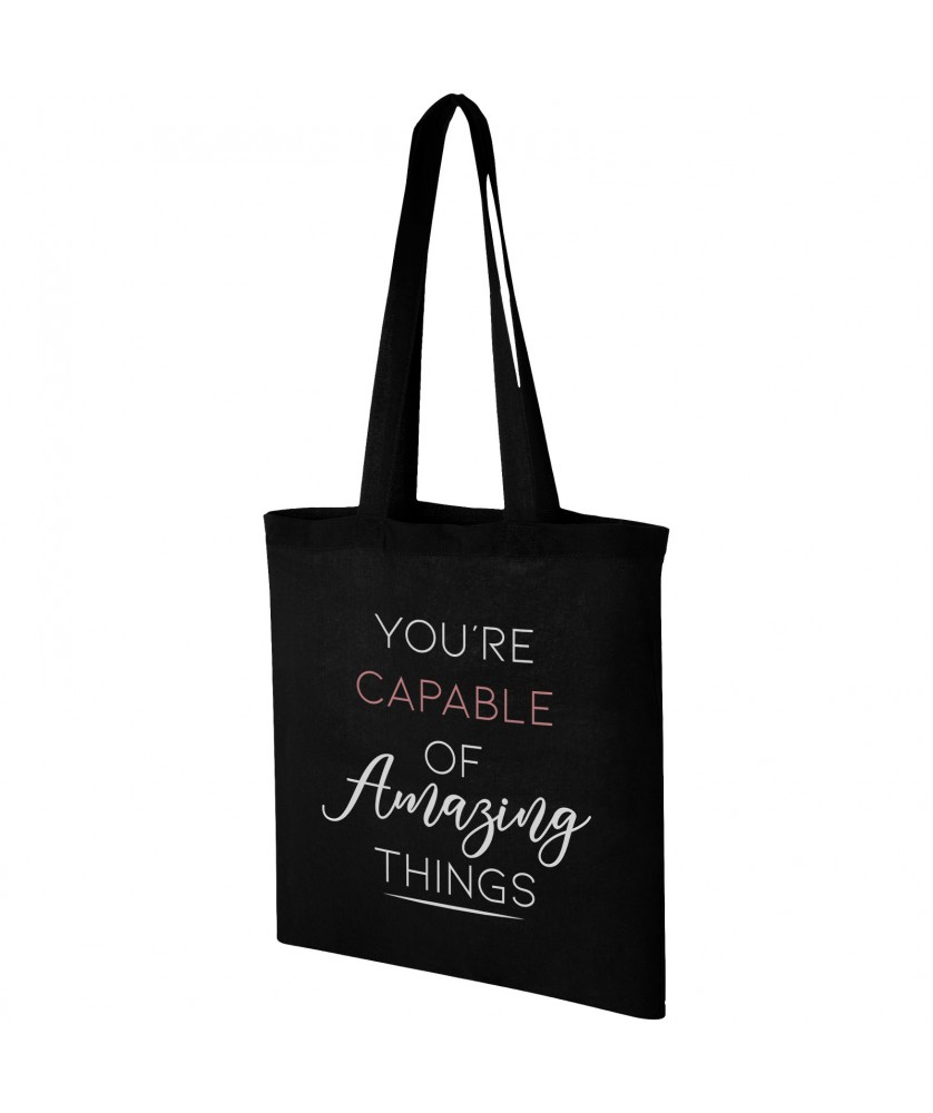 Sacs Shopping et Tote Bags - Sac shopping coton Carolina 100 gr/m² 7L | PRINTECOM