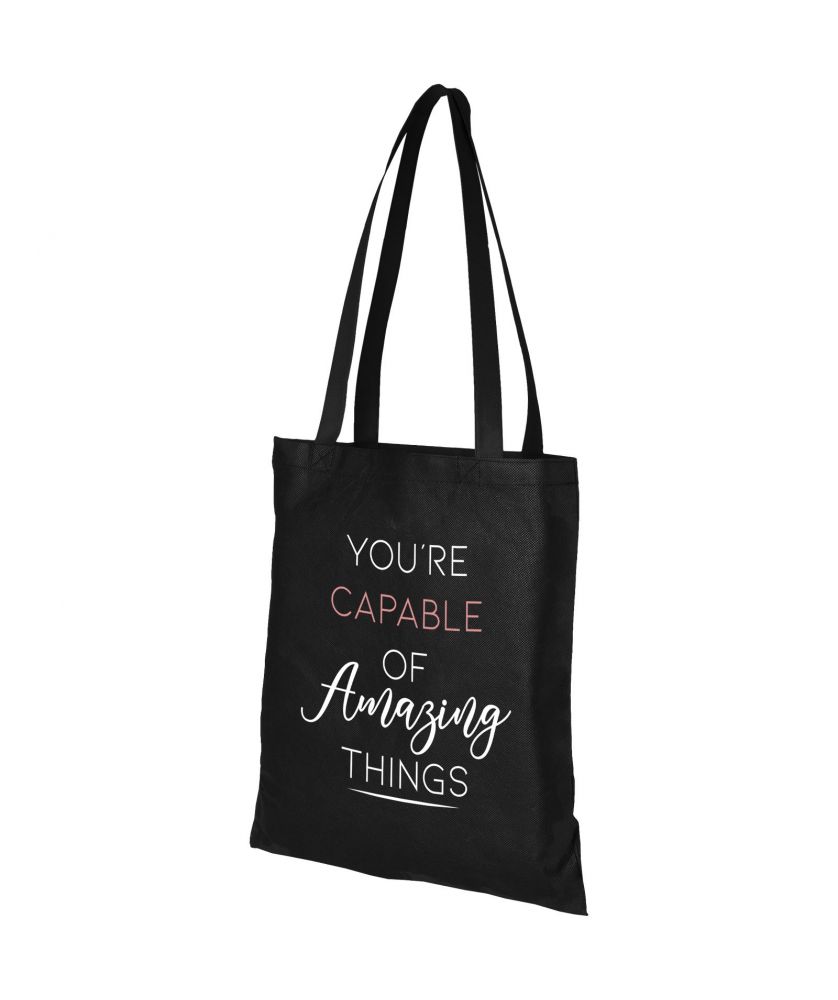 Sac shopping non tissé personnalisé 6 L Zeus Sacs Shopping et Tote Bags publicitaire
