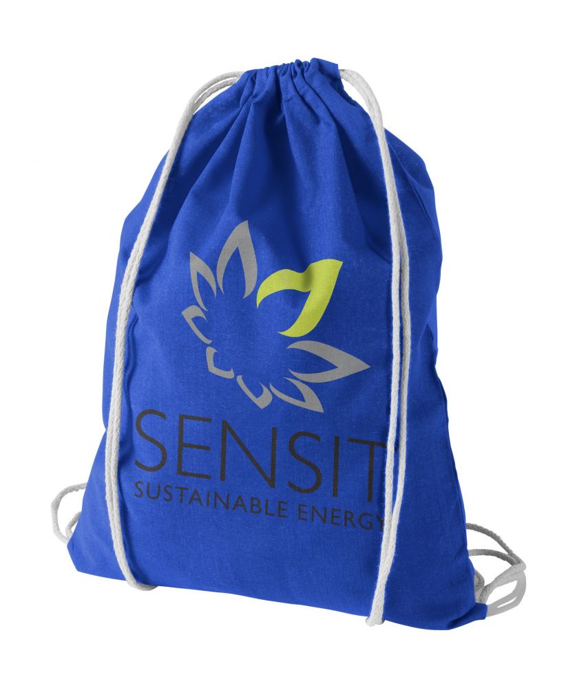 Sac à cordon coton personnalisé 5 L Oregon Sacs à dos publicitaire