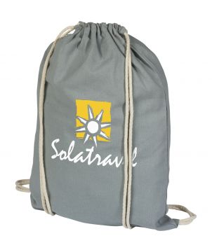 Sac à cordon coton personnalisé 5 L Oregon Sacs à dos publicitaire