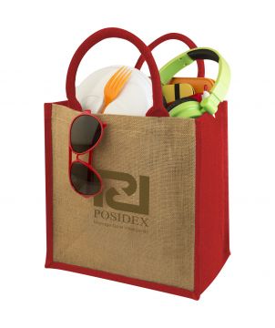Tote bag jute personnalisé 16 L Chennai Sacs Shopping et Tote Bags publicitaire