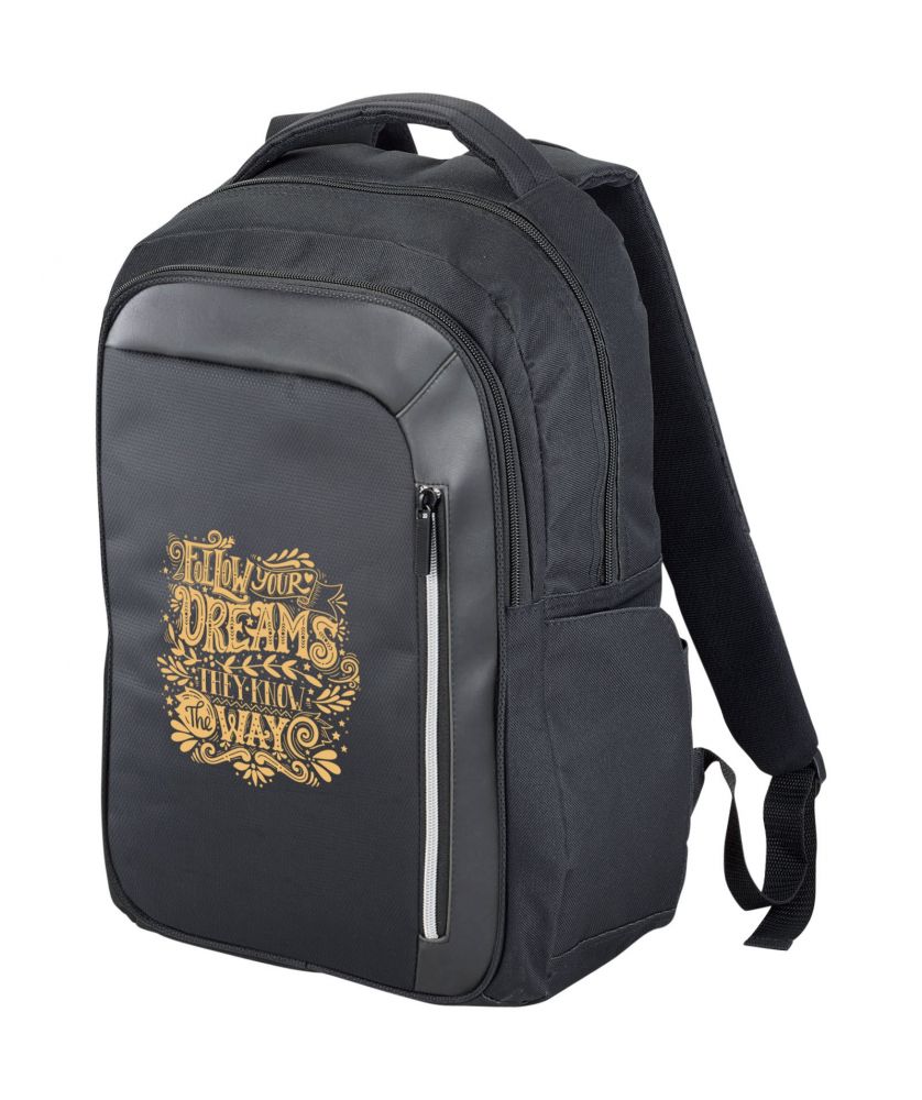 Sac à dos ordinateur RFID personnalisé 15 pouces 16 L Vault Sacs à dos publicitaire