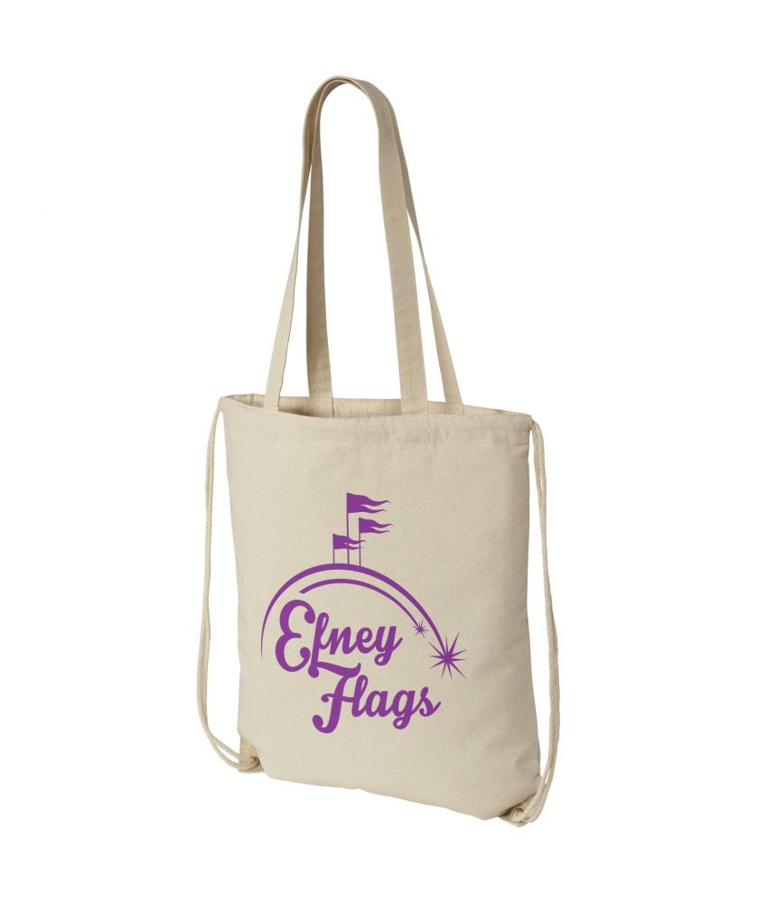 Sac à cordon coton personnalisé 240 g 6 L Eliza Sacs à dos publicitaire