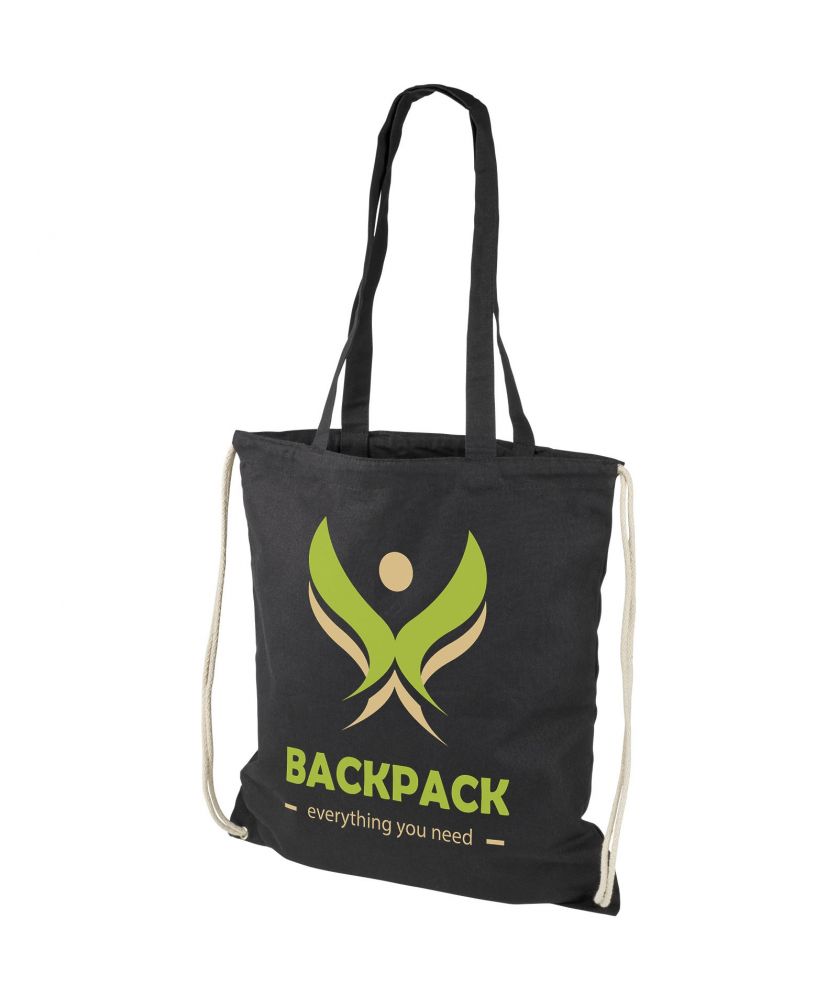 Sac à cordon coton personnalisé 240 g 6 L Eliza Sacs à dos publicitaire