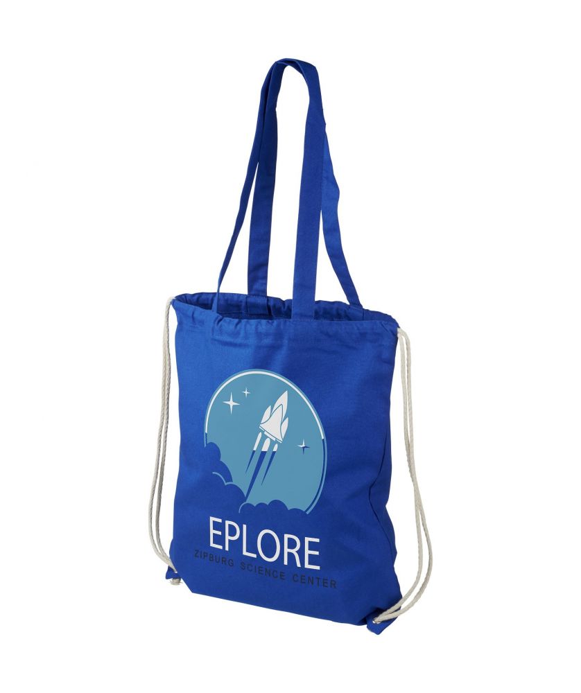 Sac à cordon coton personnalisé 240 g 6 L Eliza Sacs à dos publicitaire