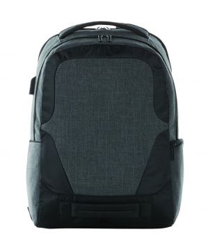 Sac à dos ordinateur personnalisé 17 pouces 18 L Overland USB Sacs à dos publicitaire
