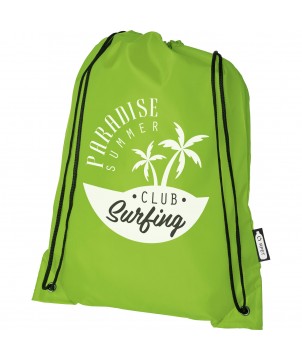 Sacs à dos - Sac à dos RPET Oriole avec cordon de serrage 5L | PRINTECOM
