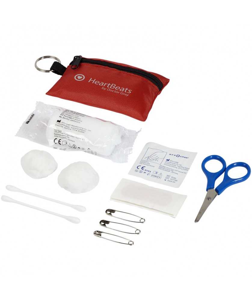 Porte-clés - Pochette porte-clés 16 pièces pour premiers secours Valdemar | PRINTECOM