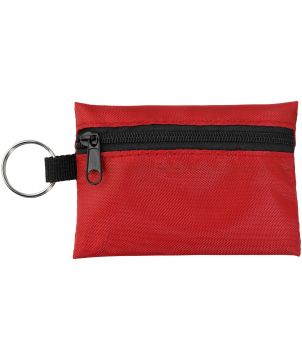Pochette porte-clés de premiers secours 16 pièces personnalisée Valdemar Porte-clés publicitaire