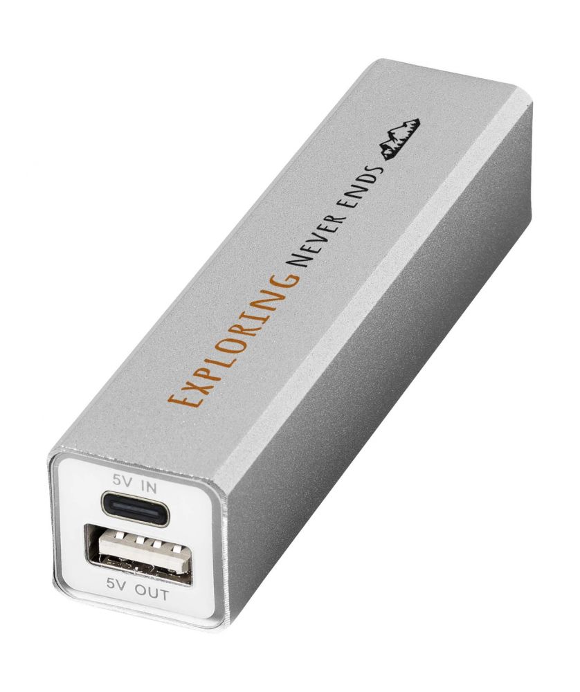 Batterie externe 2 200 mAh personnalisée Volt Chargeurs et Batteries publicitaire