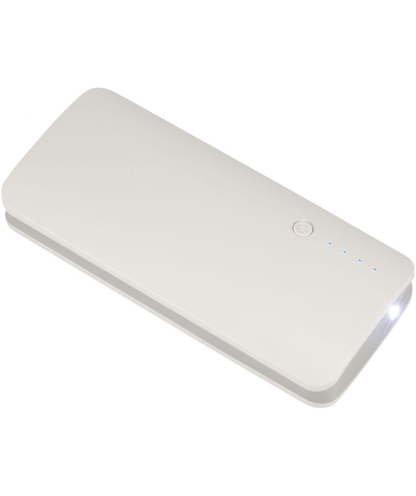 Batterie externe 10 000 mAh avec lampe personnalisée Spare Chargeurs et Batteries publicitaire