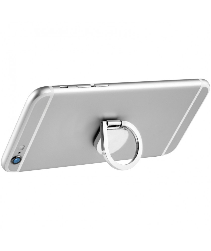 Accessoires de téléphonie - Support de téléphone avec anneau en aluminium Cell | PRINTECOM