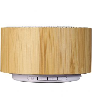 Haut-parleur Bluetooth en bambou personnalisé Cosmos Audio et Vidéo publicitaire