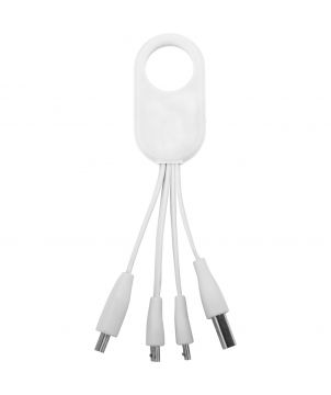 Câble de charge 4 en 1 USB-C personnalisé Troup Accessoires de téléphonie publicitaire