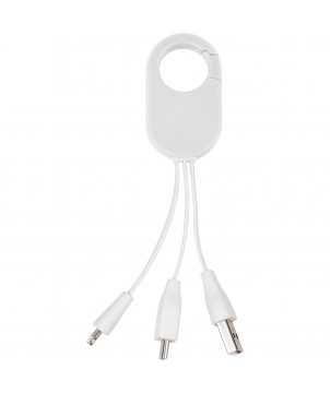 Accessoires de téléphonie - Câble de recharge 3-en-1 Troop | PRINTECOM