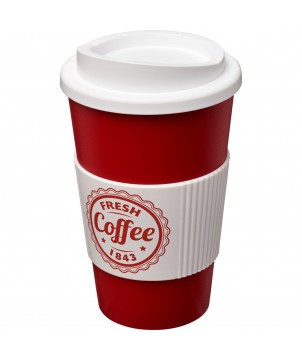 Gobelet isolant Americano® 350ml avec bandeau antidérapant Mugs isothermes publicitaire