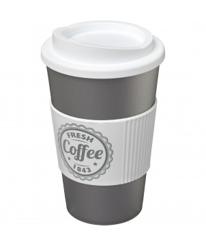 Gobelet isolant Americano® 350ml avec bandeau antidérapant Mugs isothermes publicitaire