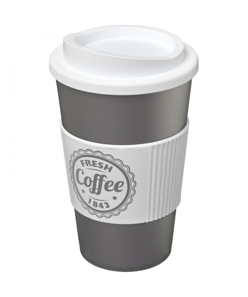 Gobelet isolant Americano® 350ml avec bandeau antidérapant Mugs isothermes publicitaire