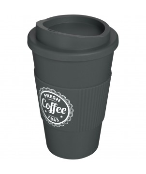 Gobelet isolant Americano® 350ml avec bandeau antidérapant Mugs isothermes publicitaire