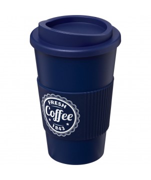 Gobelet isolant Americano® 350ml avec bandeau antidérapant Mugs isothermes publicitaire