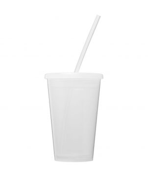 Gobelet isotherme personnalisé avec paille 350 ml Stadium Gobelets et mugs publicitaire