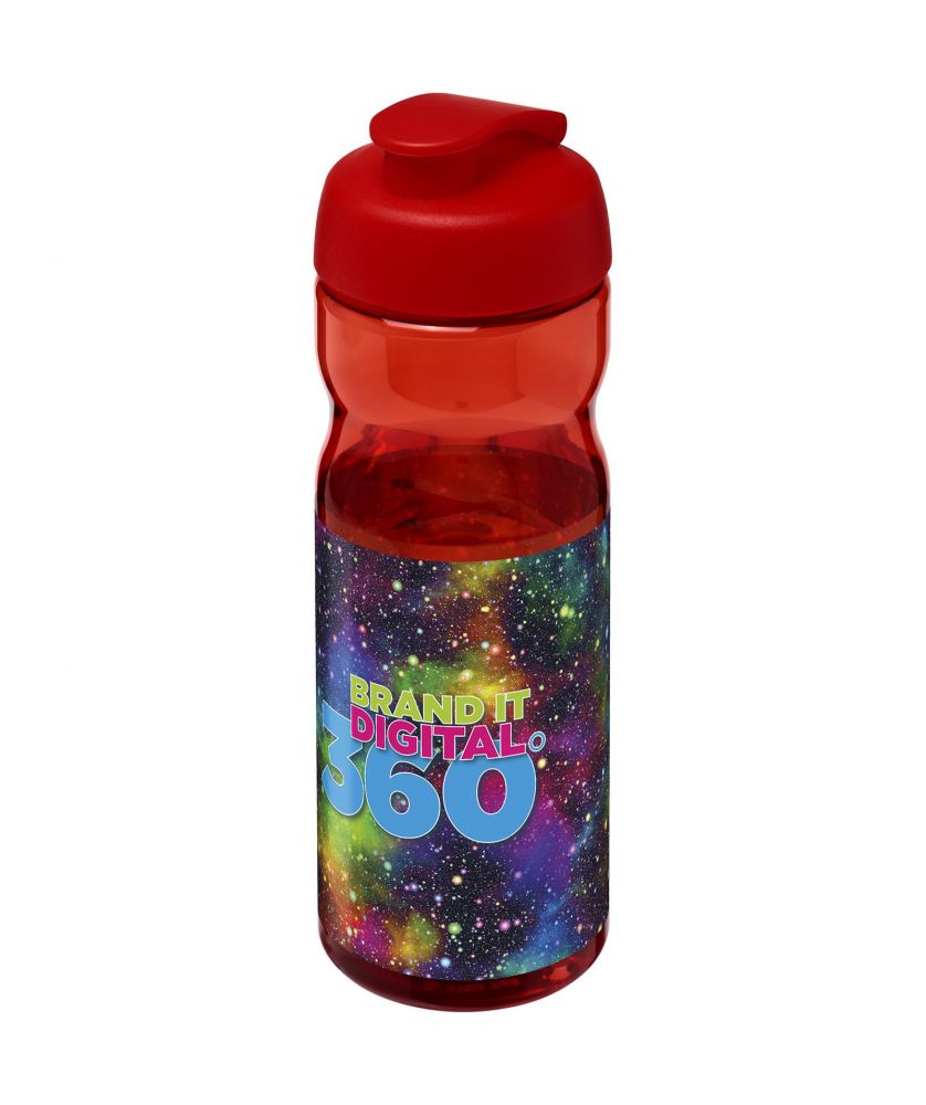 Bouteille de sport personnalisée 650 ml H2O Active Base clapet Gourdes de sport publicitaire