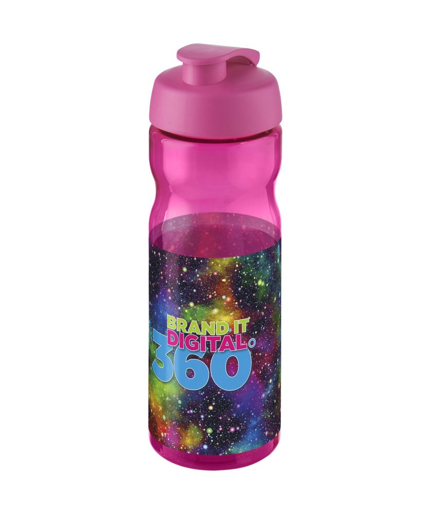 Bouteille de sport personnalisée 650 ml H2O Active Base clapet Gourdes de sport publicitaire