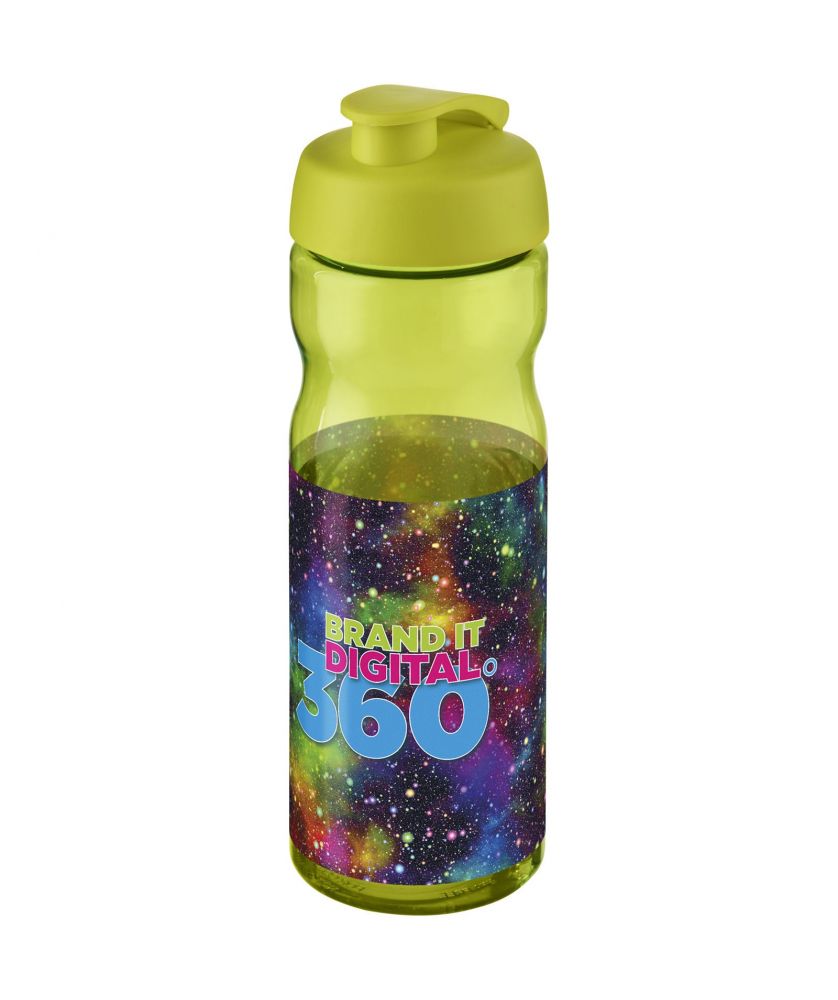 Bouteille de sport personnalisée 650 ml H2O Active Base clapet Gourdes de sport publicitaire
