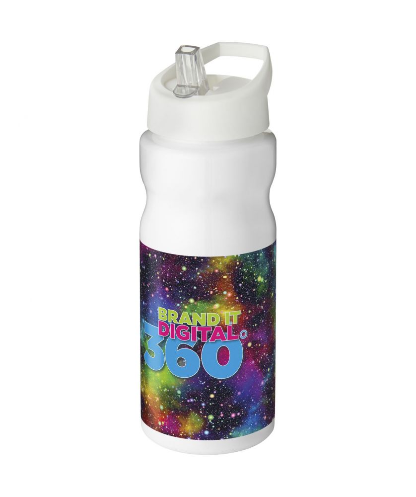 Bouteille de sport personnalisée 650 ml H2O Active Base goulot Gourdes de sport publicitaire