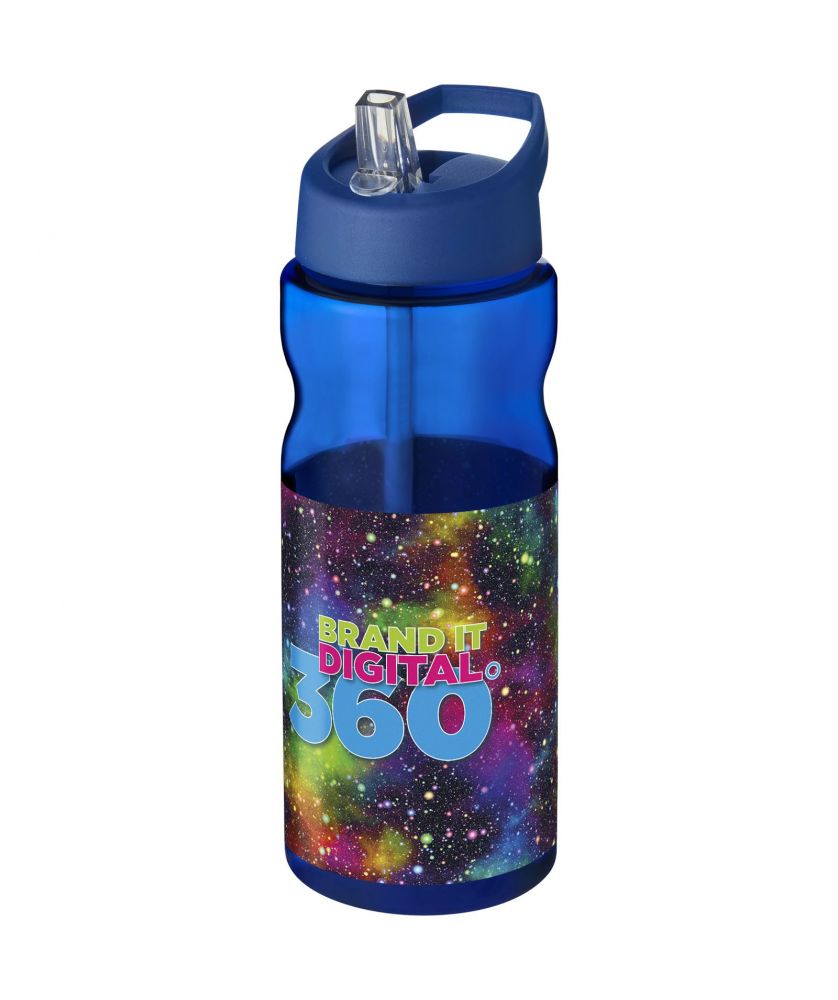 Bouteille de sport personnalisée 650 ml H2O Active Base goulot Gourdes de sport publicitaire