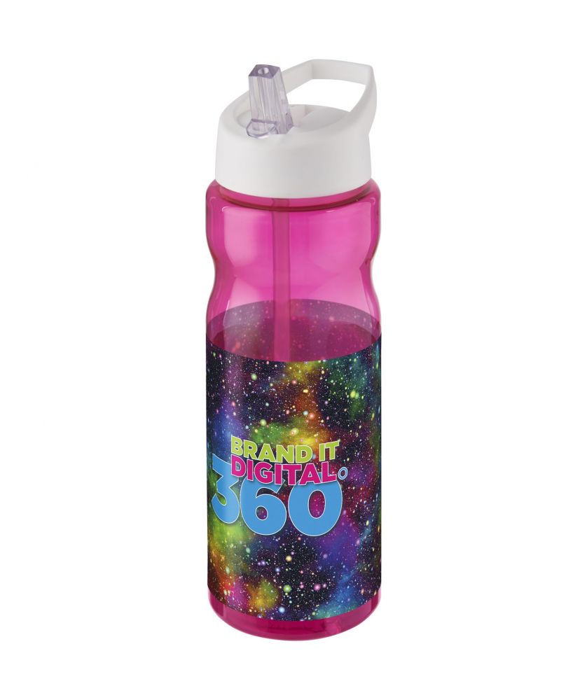 Bouteille de sport personnalisée 650 ml H2O Active Base goulot Gourdes de sport publicitaire