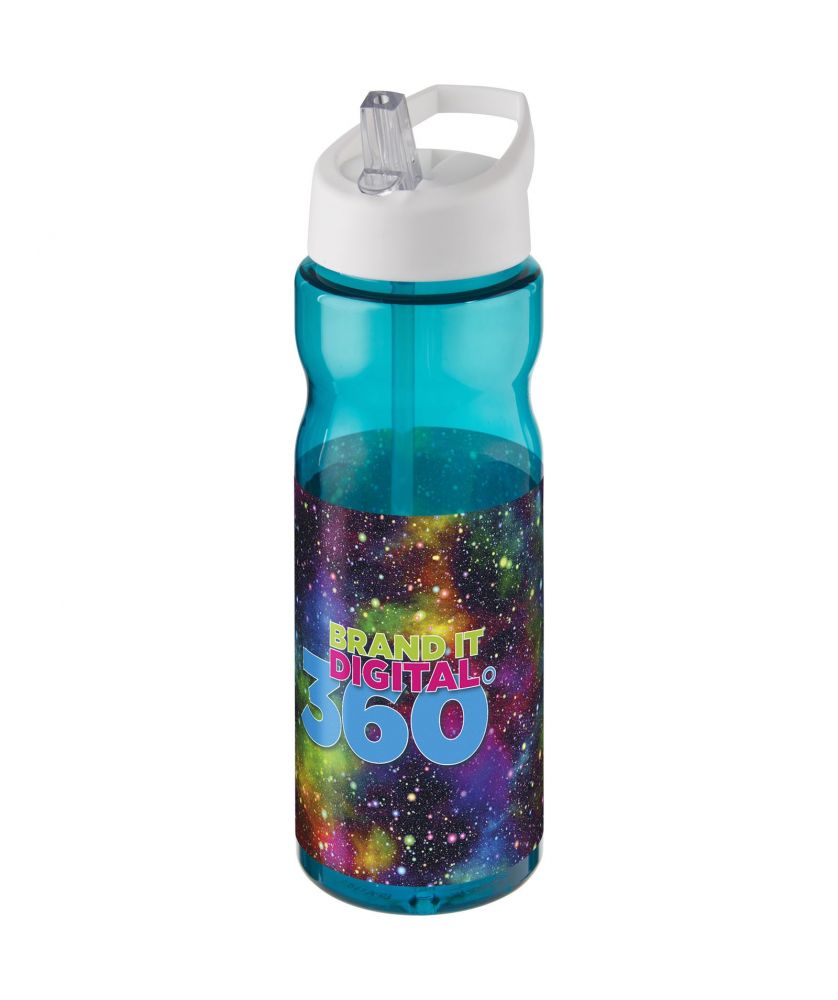 Bouteille de sport personnalisée 650 ml H2O Active Base goulot Gourdes de sport publicitaire