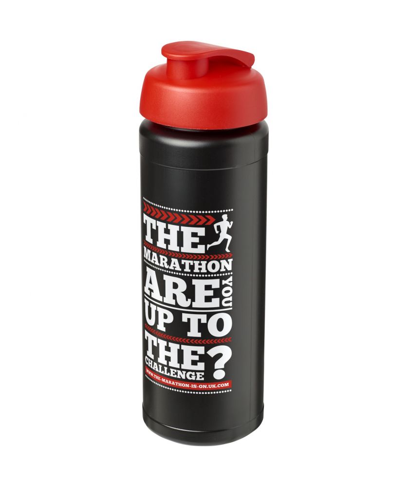 Bouteille de sport personnalisée grip 750 ml Baseline Plus Gourdes de sport publicitaire