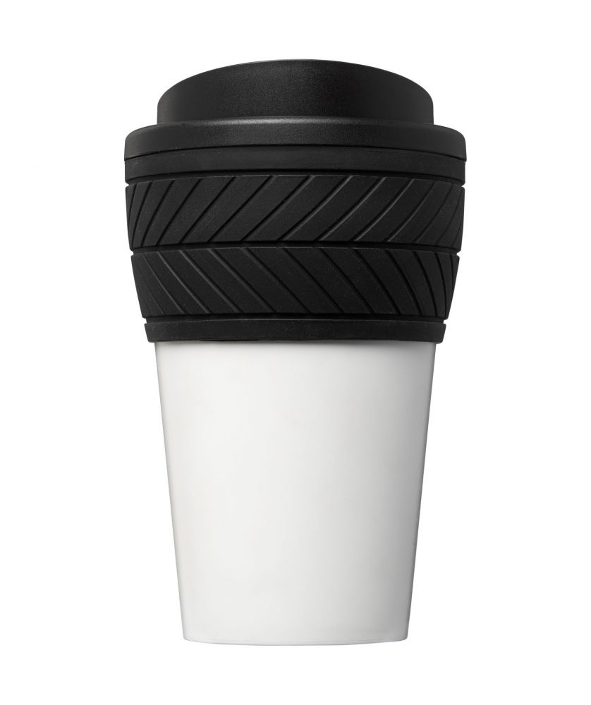 Gobelet isotherme personnalisé recyclé motif pneu 350 ml Brite-Americano® Mugs isothermes publicitaire