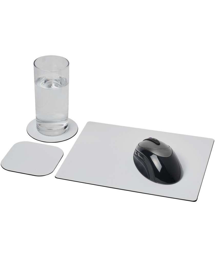 Accessoires informatiques - Ensemble de tapis de souris et sous-verre Brite-Mat® | PRINTECOM