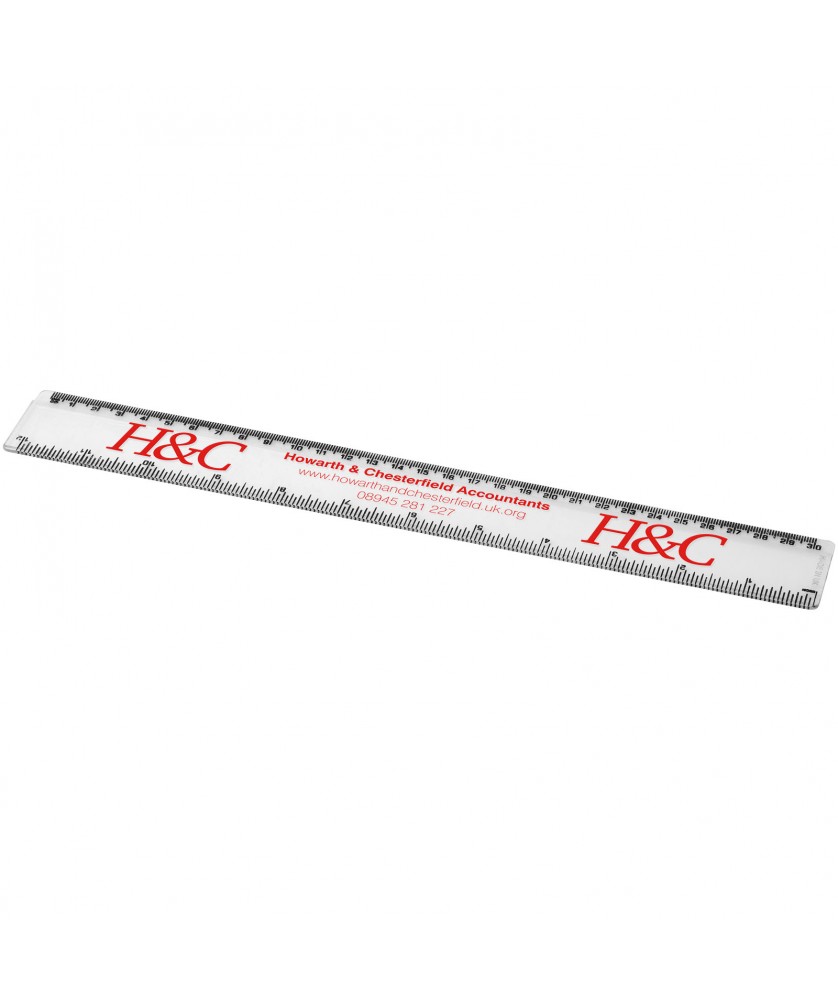 Règles, Cutters et Calculatrices - Règle en plastique Renzo 30 cm | PRINTECOM