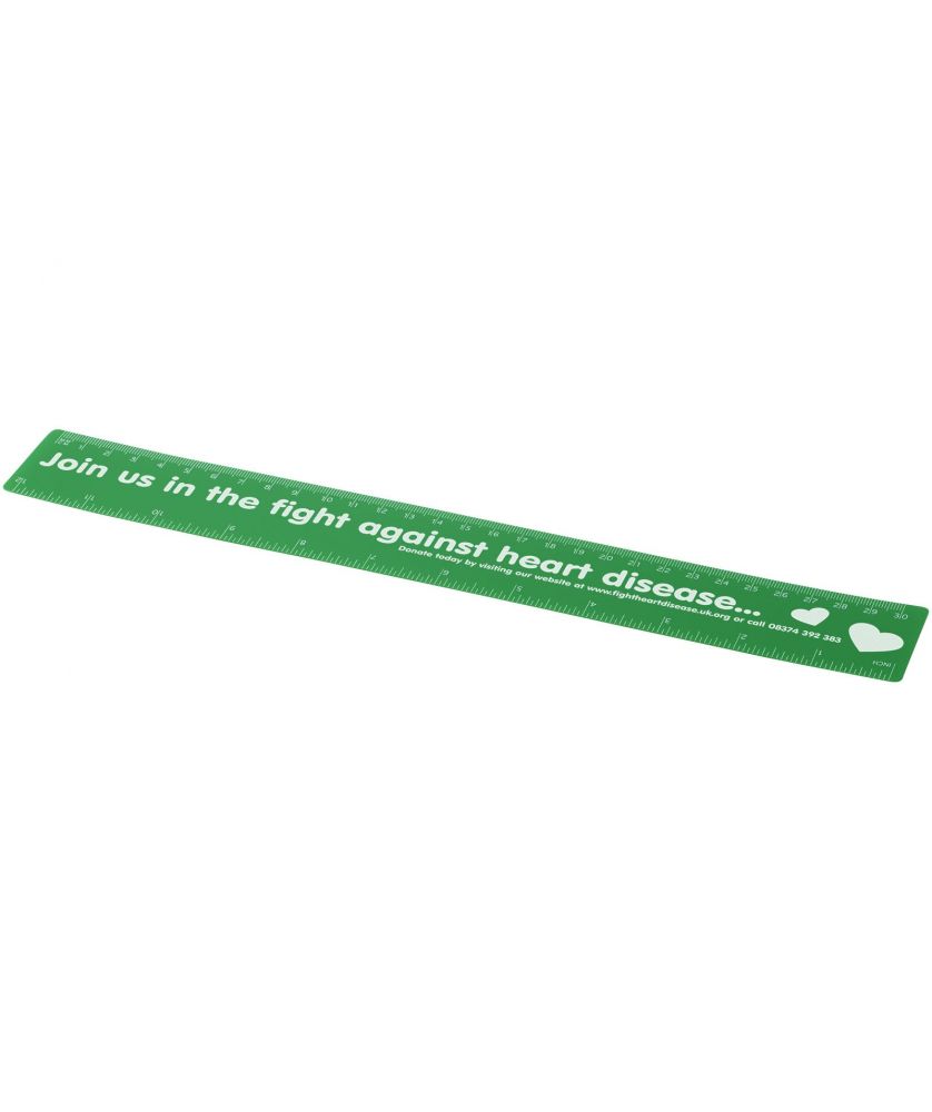 Règle flexible 30 cm en PP personnalisée Rothko Règles, Cutters et Calculatrices publicitaire