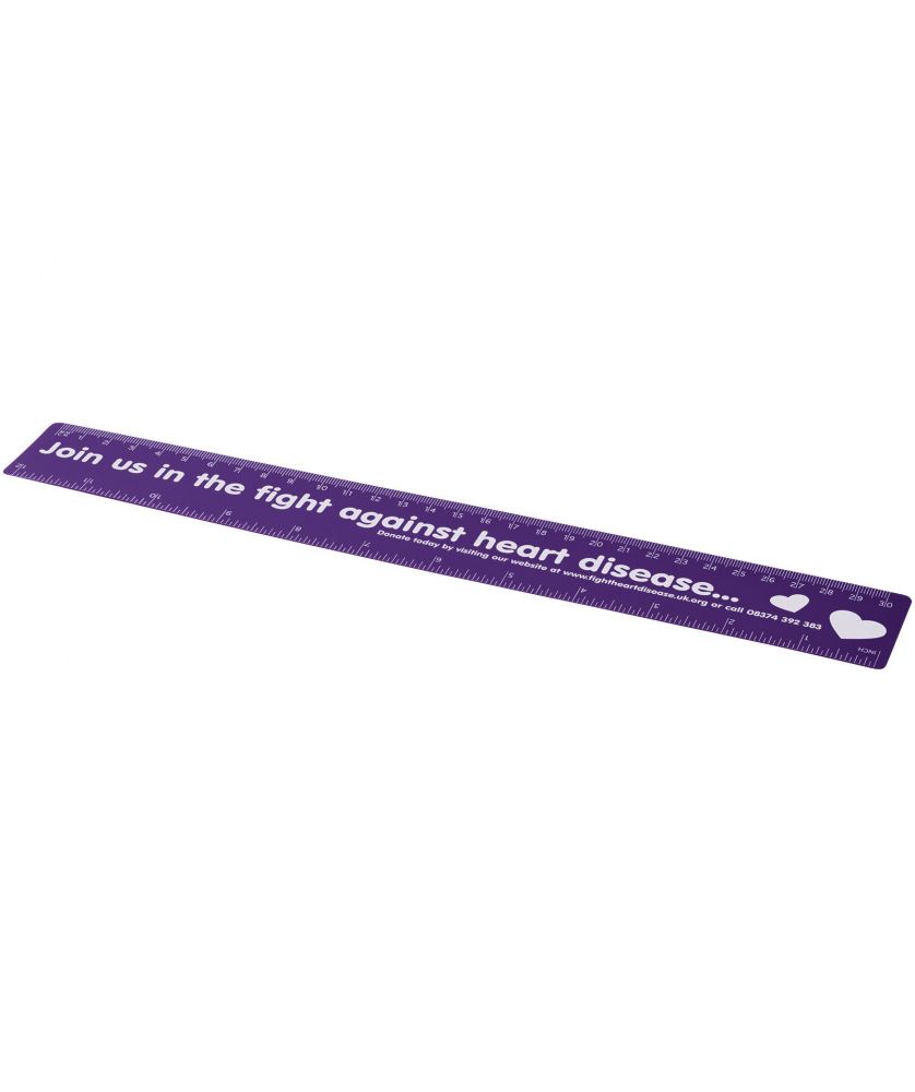 Règle flexible 30 cm en PP personnalisée Rothko Règles, Cutters et Calculatrices publicitaire