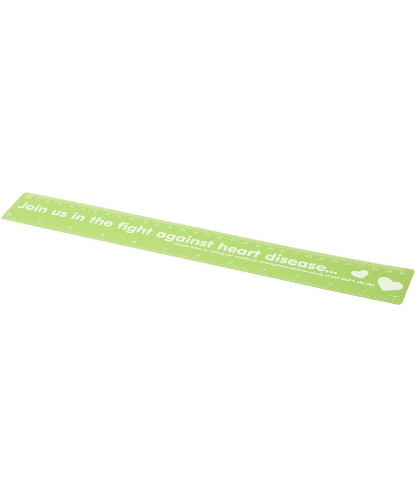 Règle flexible 30 cm en PP personnalisée Rothko Règles, Cutters et Calculatrices publicitaire