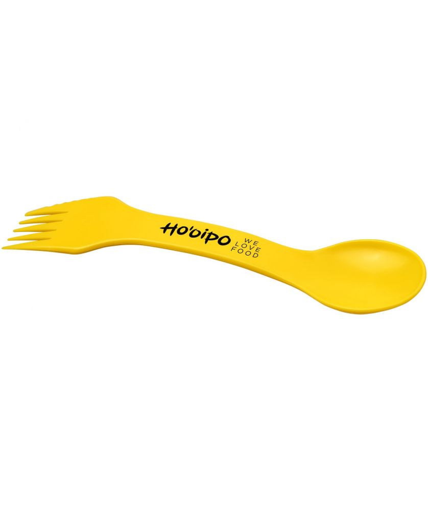 Couvert 3 en 1 cuillère, fourchette et couteau personnalisé Epsy Ustensiles de cuisine publicitaire