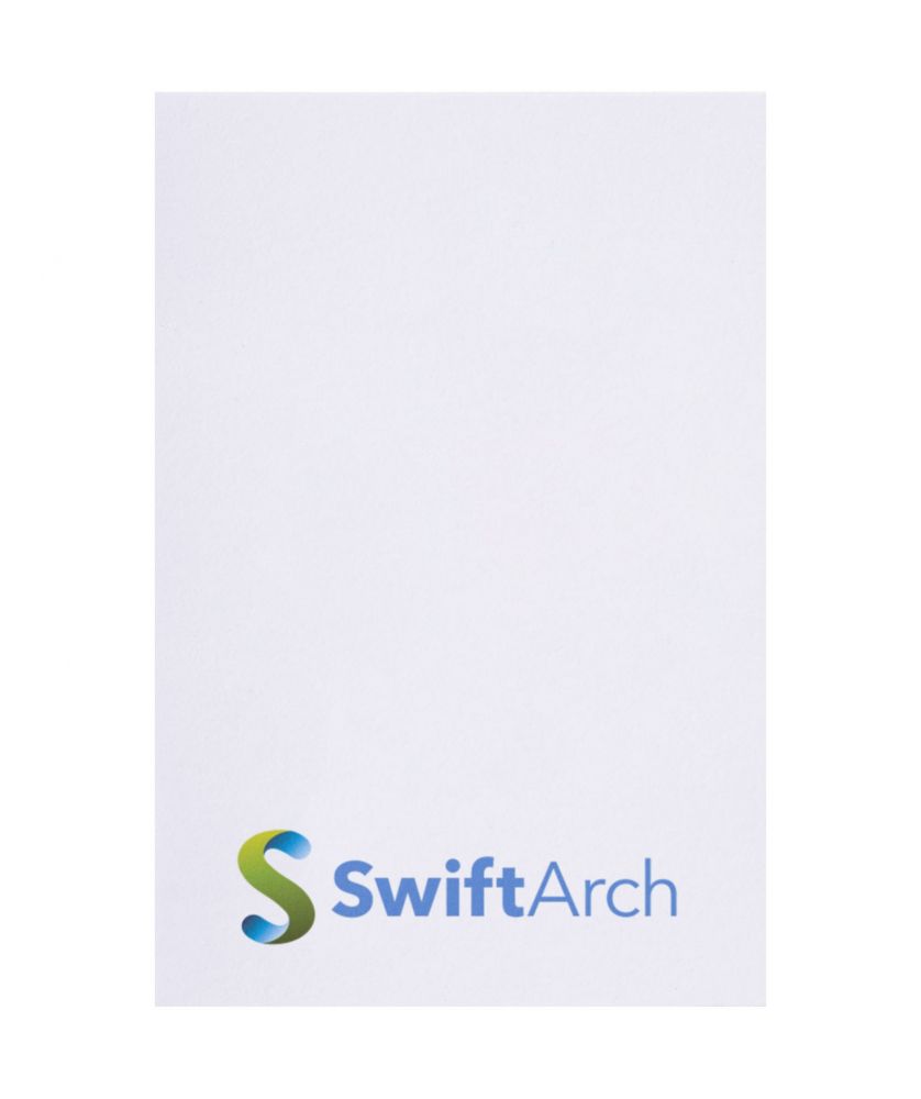 Mémos autocollants Sticky-Mate® 50 x 75 mm personnalisés Blocs-Notes repositionnables publicitaire