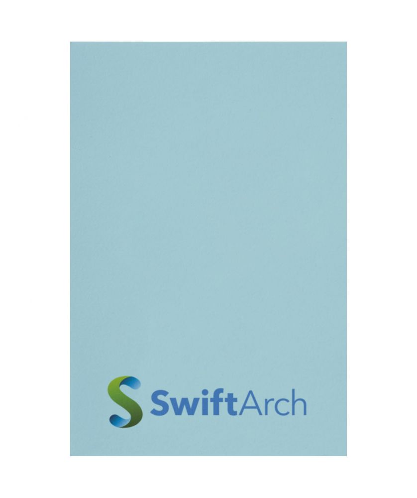 Mémos autocollants Sticky-Mate® 50 x 75 mm personnalisés Blocs-Notes repositionnables publicitaire