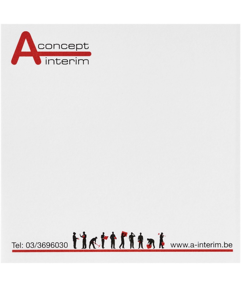 Blocs-Notes repositionnables - Mémo-autocollants Sticky-Mate® 75x75mm | PRINTECOM