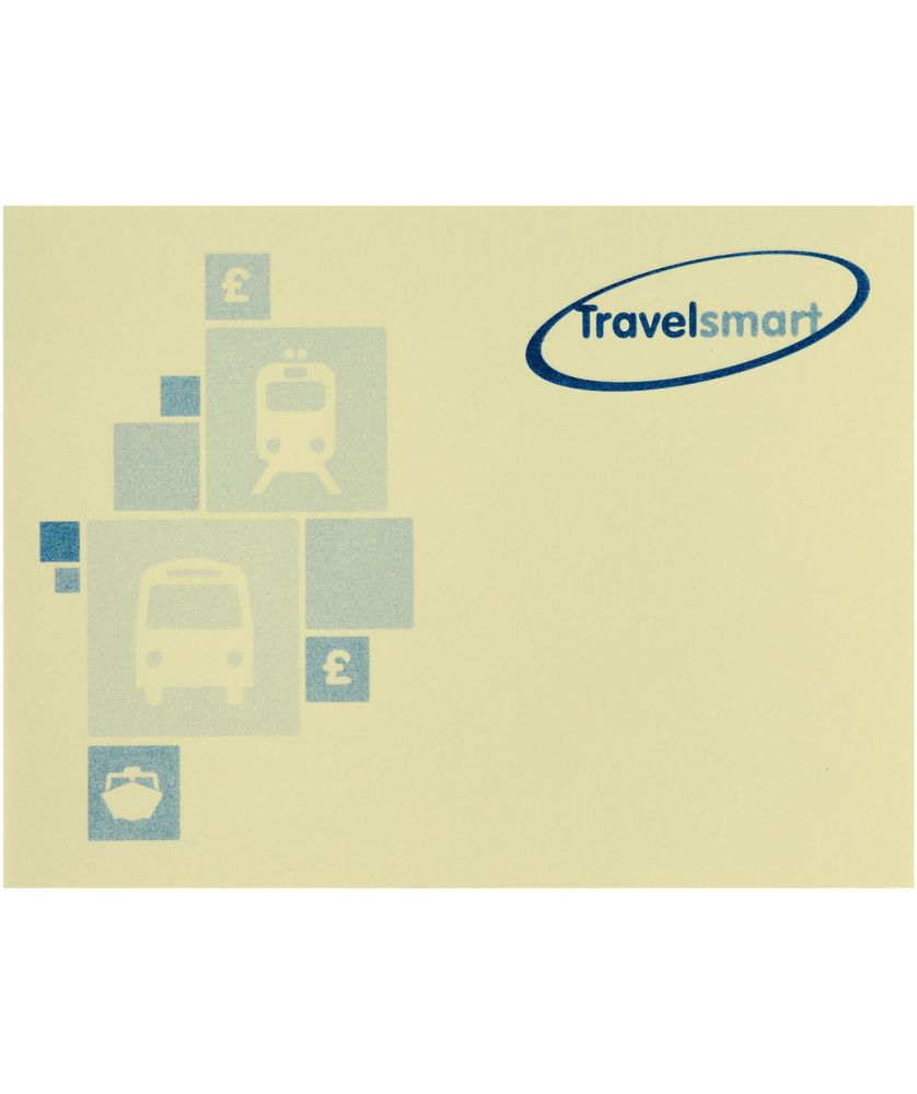 Mémos autocollants Sticky-Mate® 100 x 75 mm personnalisés Blocs-Notes repositionnables publicitaire