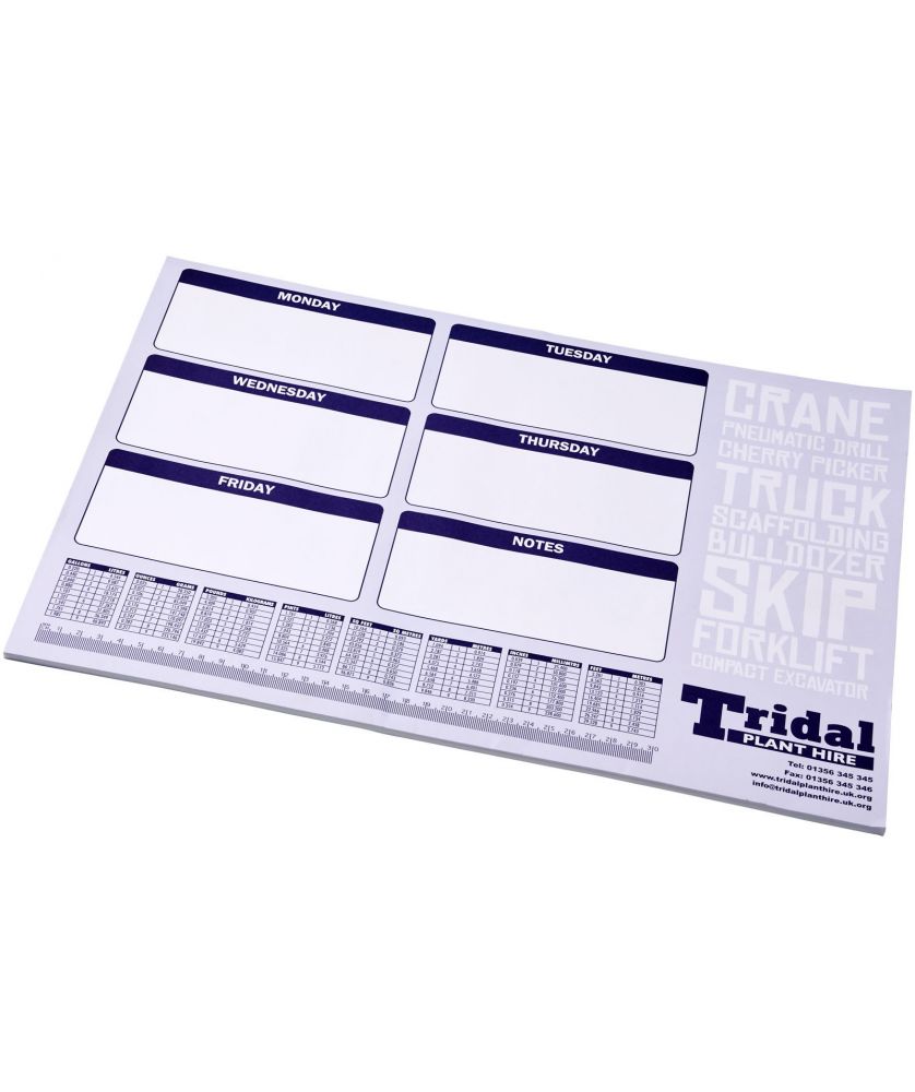 Sous-main A2 Desk-Mate® personnalisé Conférenciers publicitaire