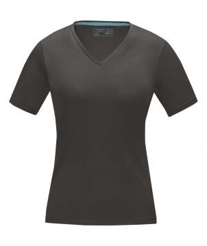 T-shirt femme personnalisé col V coton bio 200 g Kawartha