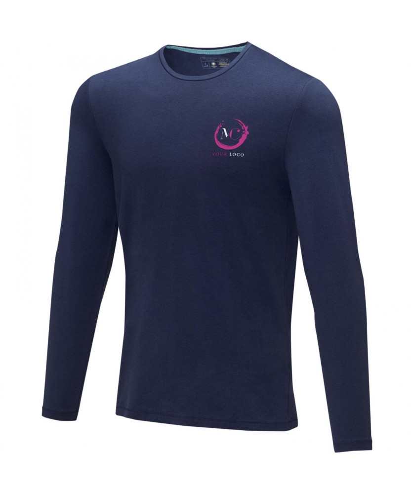 T-Shirts - T-shirt bio manches longues homme Ponoka | PRINTECOM